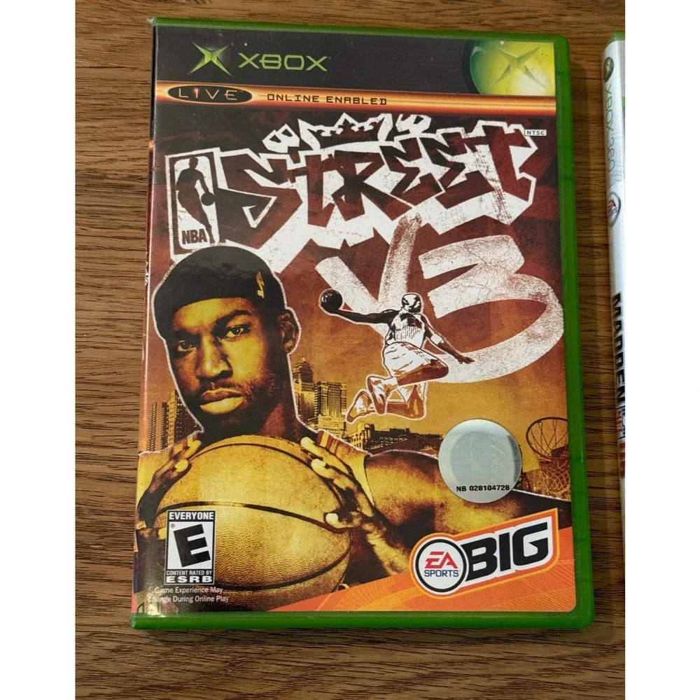 🎮 Xbox Game Lot of 2 Complete CIB Madden NFL 06 Xbox 360 & NBA Street V3